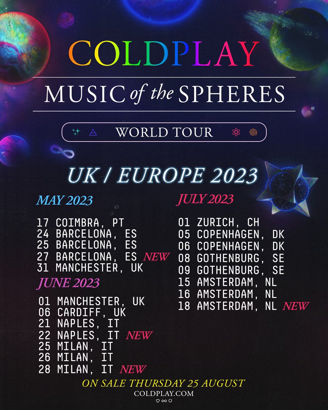 Pitbull 2024 Setlist Coldplay Kris Shalne